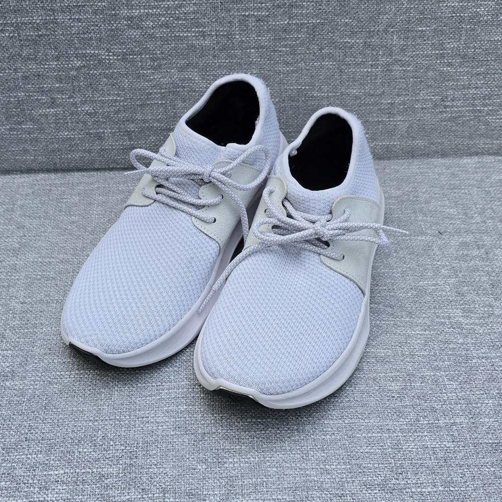 Vessi Everyday Womens Sneakers Sz 9 White/gray - Picture 2 of 7